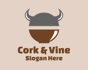 Viking Soup Bowl  logo design