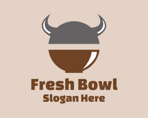 Viking Soup Bowl  logo design