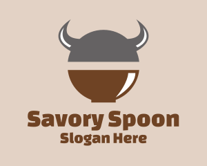 Viking Soup Bowl  logo design