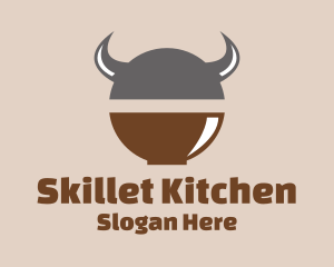 Viking Soup Bowl  logo design