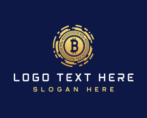Crypto Blockchain Letter B logo