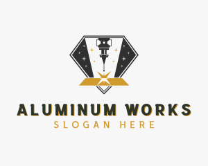 CNC Laser Automation  logo design