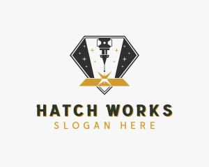 CNC Laser Automation  logo design