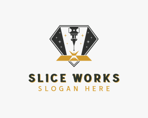 CNC Laser Automation  logo design