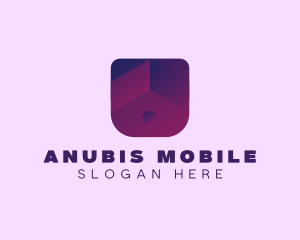 Purple House App  logo design