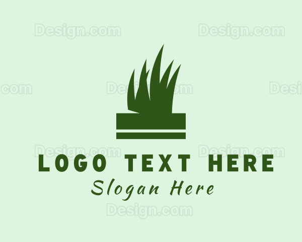 Lawn Soil Grass Logo