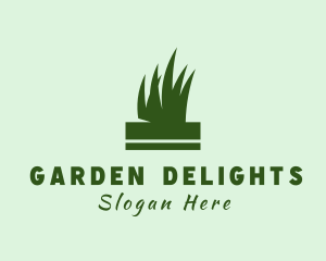 Lawn Soil Grass logo design