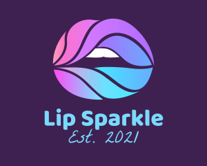 Colorful Lips Cosmetics  logo design