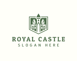 Castle Palace Shield logo design