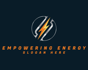 Thunder Power Voltage logo design