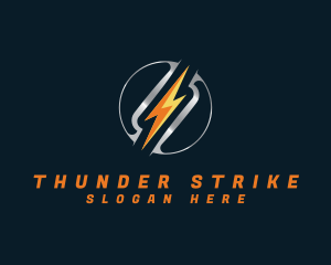 Thunder Power Voltage logo design