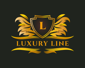 Luxury Shield Insignia logo design