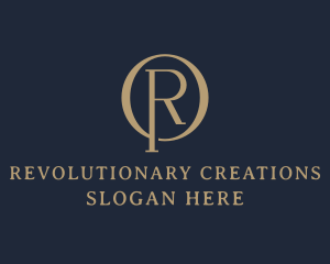 Luxury Stylish Studio Letter R logo design