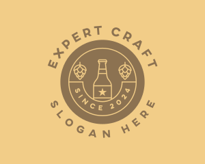 Craft Beer Brewing logo design