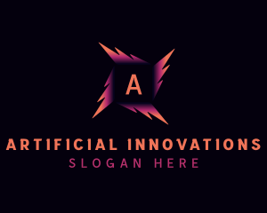 Artificial Intelligence Technology logo design