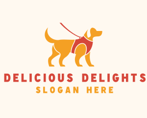 Puppy Dog Walking Logo