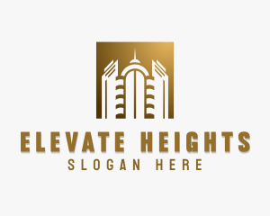 Skyscraper Tower Building logo design