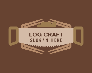 Logging Saw Planer logo design