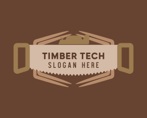 Logging Saw Planer logo design