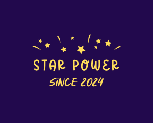 Stars Confetti Festival logo design