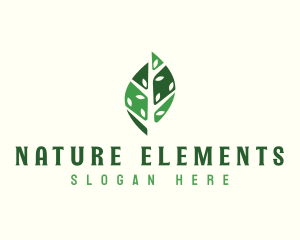 Natural Tree Leaf logo design