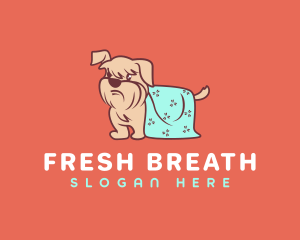 Dog Drying Towel logo design