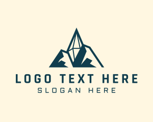 Slope - Diamond Mountain Mining logo design