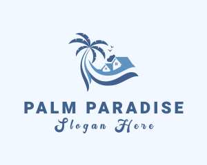 Beach Island House logo design