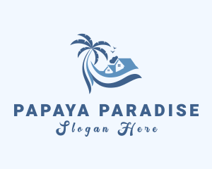 Beach Island House logo design