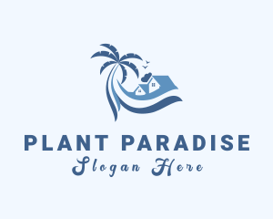 Beach Island House logo design