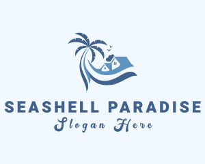 Beach Island House logo design