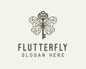 Luxury Butterfly Key logo