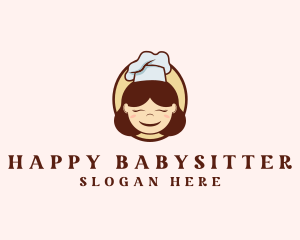 Happy Lady Chef logo design