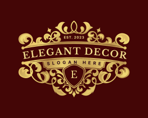 Royal Decorative Crown logo design