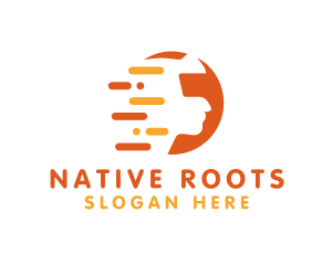 Native American VR logo design