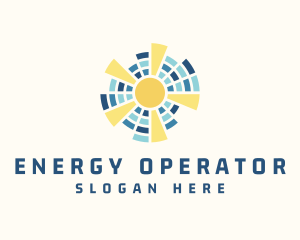 Solar Energy Power logo design