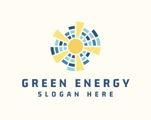 Solar Energy Power logo design