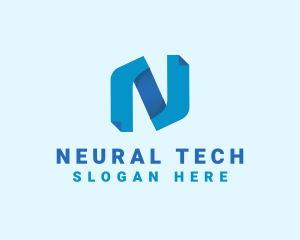 Tech Software Letter N logo design