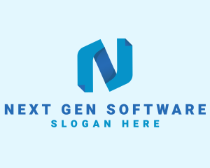 Tech Software Letter N logo