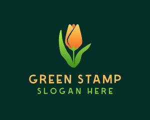 Tulip Flower Garden logo design