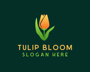 Tulip Flower Garden logo design