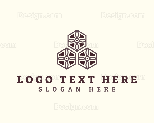 Hexagon Flooring Decor Logo