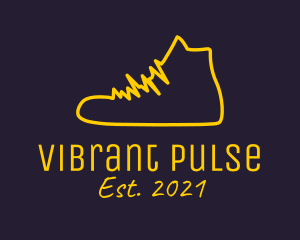 Yellow Sneaker Lifeline  logo design