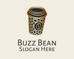 Islamic Motif Coffee Cup logo design