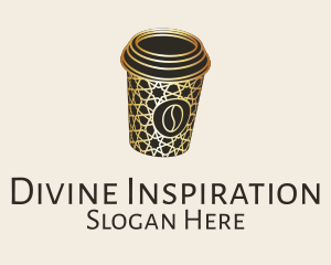 Islamic Motif Coffee Cup logo