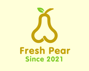 Fresh Yellow Pear Fruit  logo