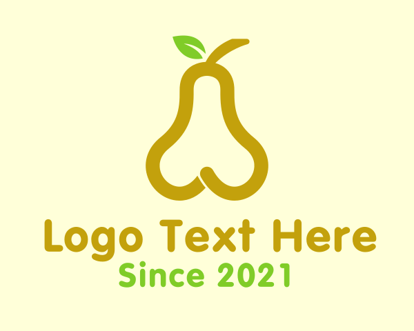 Fresh Yellow Pear Fruit  logo