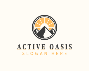 Mountain Peak Adventure logo design