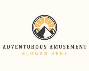 Mountain Peak Adventure logo design