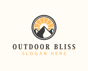 Mountain Peak Adventure logo design